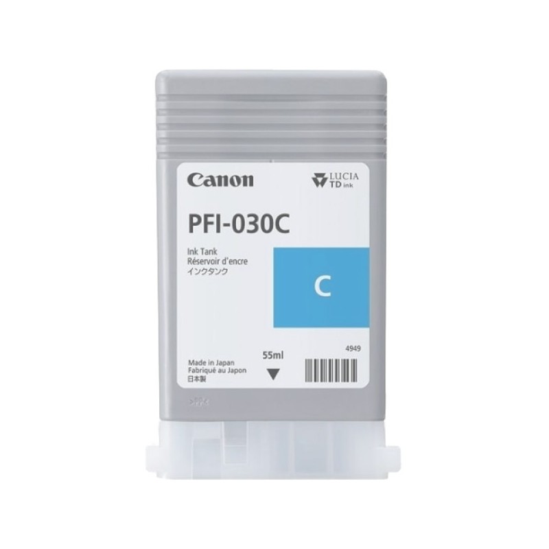 ORIGINAL Canon Cartuccia d'inchiostro ciano PFI-030C 3490C001 55ml