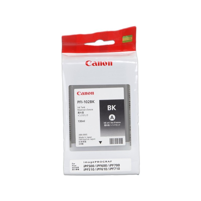 ORIGINAL Canon Cartuccia d'inchiostro nero PFI-102bk 0895B001 130ml