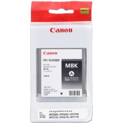 ORIGINAL Canon Cartuccia d'inchiostro nero PFI-102mbk 0894B001 130ml