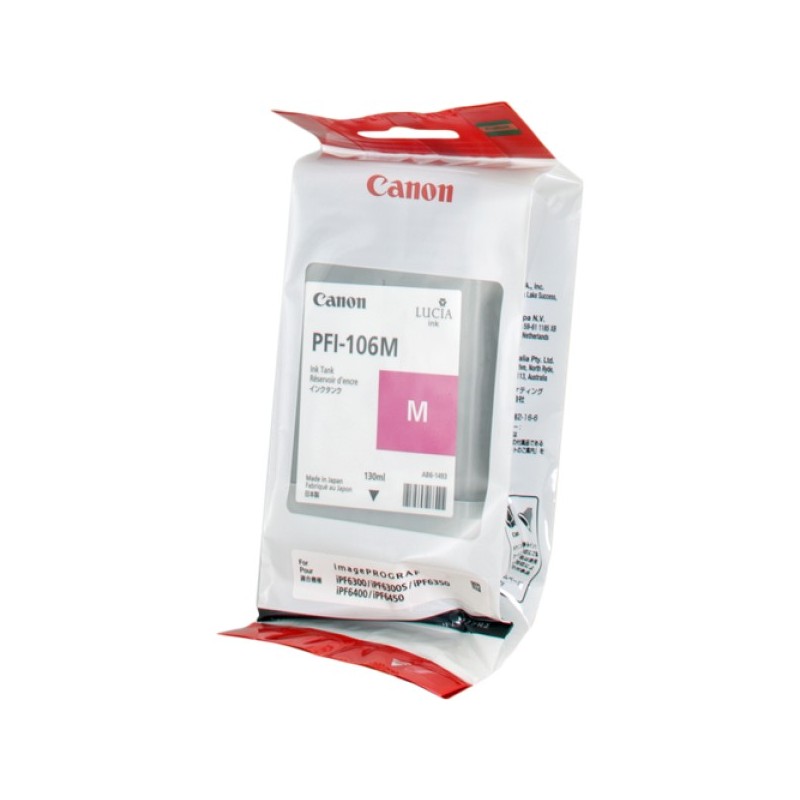 ORIGINAL Canon Cartuccia d'inchiostro magenta PFI-106m 6623B001 130ml