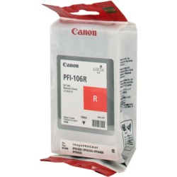 ORIGINAL Canon Cartuccia d'inchiostro Rosso PFI-106r 6627B001 130ml