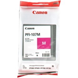 ORIGINAL Canon Cartuccia d'inchiostro magenta PFI-107m 6707B001 130ml