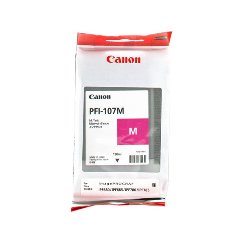 ORIGINAL Canon Cartuccia d'inchiostro magenta PFI-107m 6707B001 130ml