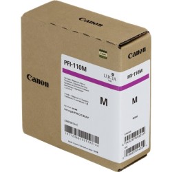 ORIGINAL Canon Cartuccia d'inchiostro magenta PFI-110m 2366C001 160ml