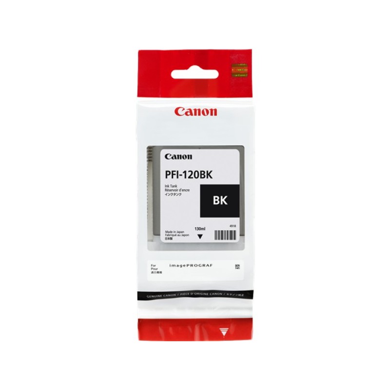 ORIGINAL Canon Cartuccia d'inchiostro nero PFI-120bk 2885C001 130ml