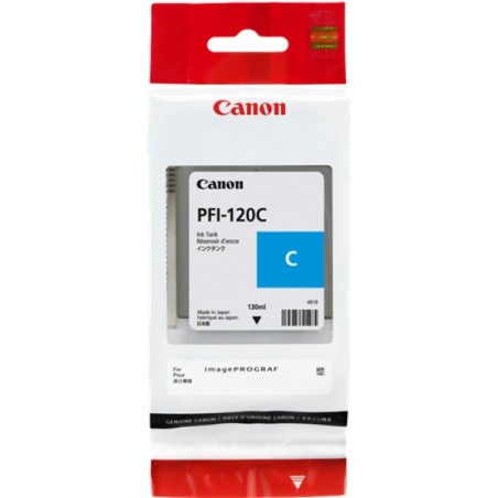 ORIGINAL Canon Cartuccia d'inchiostro ciano PFI-120c 2886C001 130ml