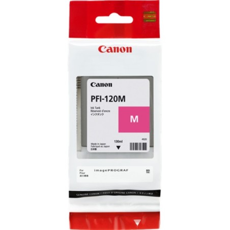 ORIGINAL Canon Cartuccia d'inchiostro magenta PFI-120m 2887C001 130ml