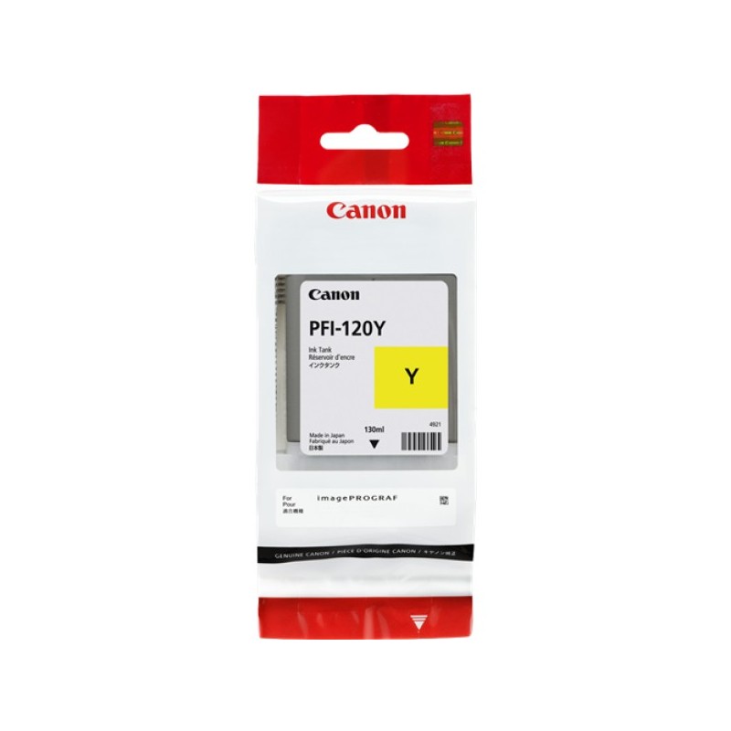 ORIGINAL Canon Cartuccia d'inchiostro giallo PFI-120y 2888C001 130ml