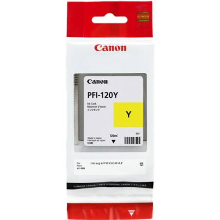 ORIGINAL Canon Cartuccia d'inchiostro giallo PFI-120y 2888C001 130ml