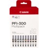 ORIGINAL Canon Multipack Nero (opaco) / Nero (Foto) / ciano / magenta / giallo / ciano / magenta / Rosso / Grigio / Trasparente 