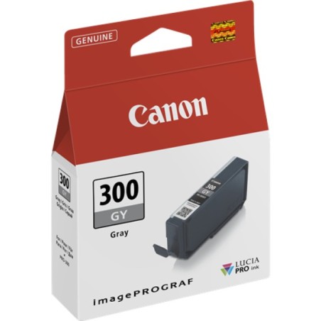 ORIGINAL Canon Cartuccia d'inchiostro Grigio PFI-300gy 4200C001 14ml