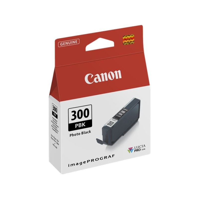 ORIGINAL Canon Cartuccia d'inchiostro Nero (Foto) PFI-300pbk 4193C001 14ml