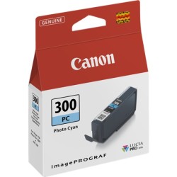 ORIGINAL Canon Cartuccia d'inchiostro cyanfoto PFI-300pc 4197C001 14ml