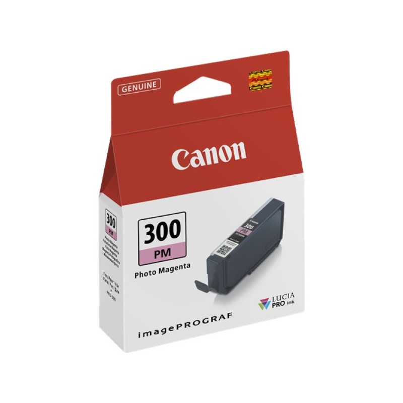 ORIGINAL Canon Cartuccia d'inchiostro magentafoto PFI-300pm 4198C001 14ml