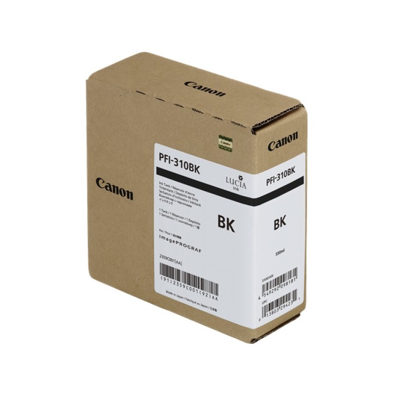 ORIGINAL Canon Cartuccia d'inchiostro nero PFI-310bk 2359C001 330ml