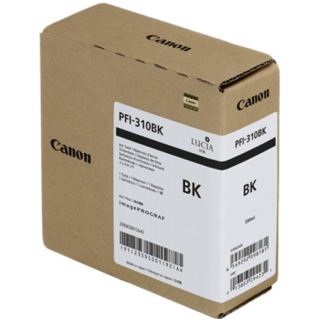 ORIGINAL Canon Cartuccia d'inchiostro nero PFI-310bk 2359C001 330ml