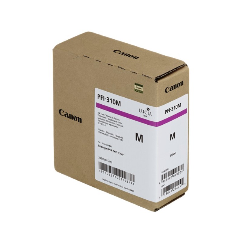 ORIGINAL Canon Cartuccia d'inchiostro magenta PFI-310m 2361C001 330ml