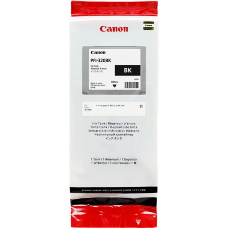 ORIGINAL Canon Cartuccia d'inchiostro nero PFI-320bk 2890C001 300ml