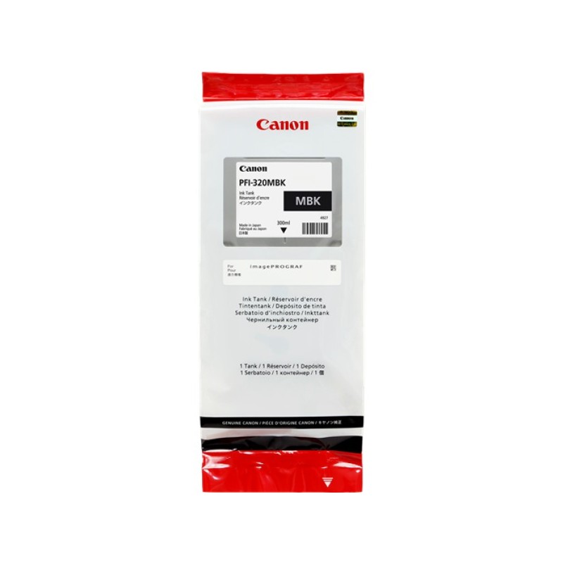 ORIGINAL Canon Cartuccia d'inchiostro Nero (opaco) PFI-320mbk 2889C001 300ml