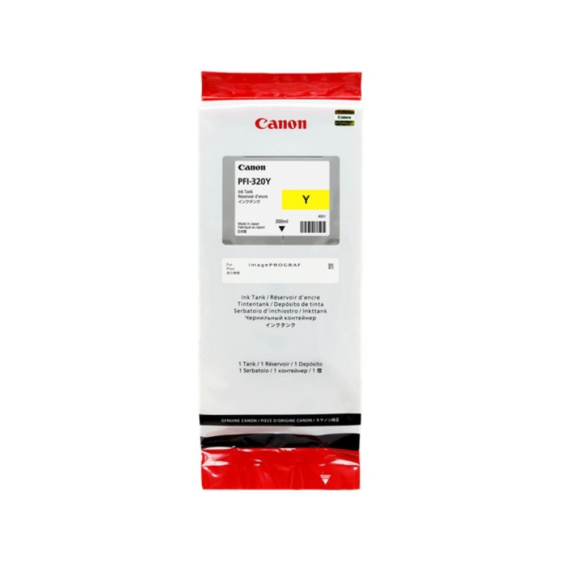 ORIGINAL Canon Cartuccia d'inchiostro giallo PFI-320y 2893C001 300ml