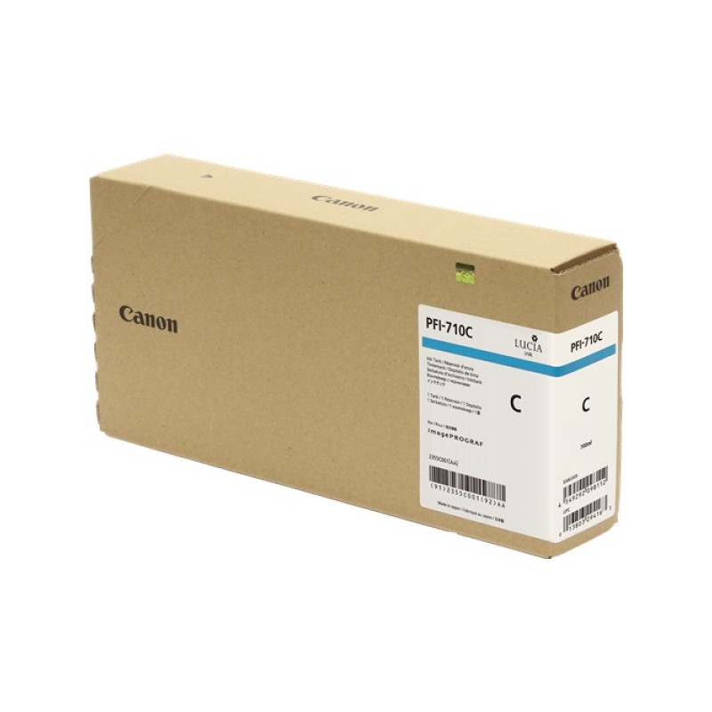 ORIGINAL Canon Cartuccia d'inchiostro ciano PFI-710c 2355C001 700ml