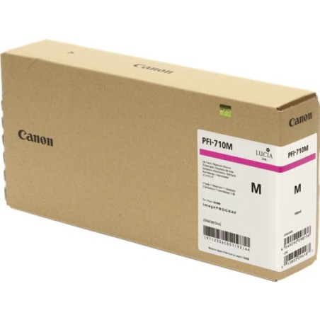 ORIGINAL Canon Cartuccia d'inchiostro magenta PFI-710m 2356C001 700ml