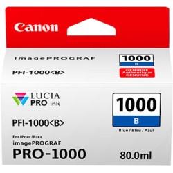 ORIGINAL Canon Cartuccia d'inchiostro Blu PFI-1000b 0555C001 ~4875 Seiten 80ml