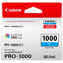 ORIGINAL Canon Cartuccia d'inchiostro ciano PFI-1000c 0547C001 ~5025 Seiten 80ml