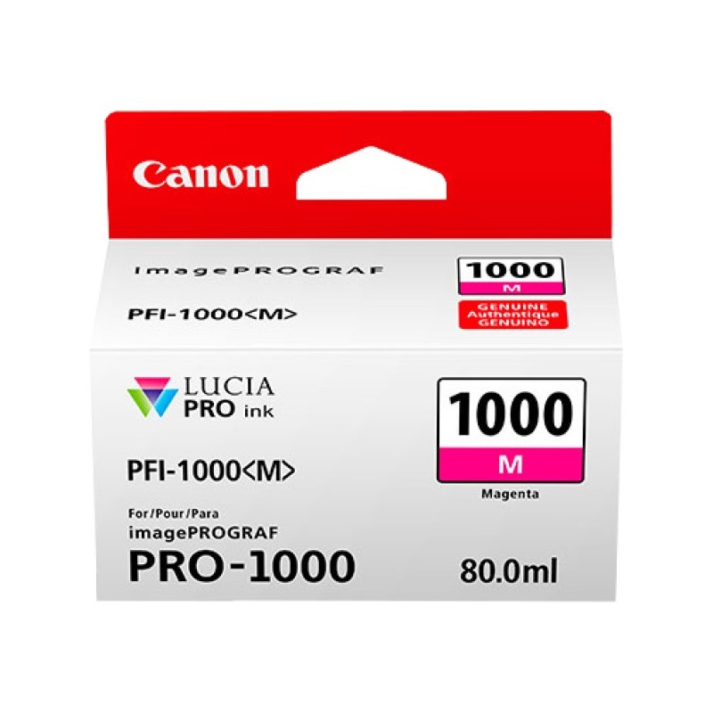 ORIGINAL Canon Cartuccia d'inchiostro magenta PFI-1000m 0548C001 ~5885 Seiten 80ml
