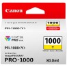 ORIGINAL Canon Cartuccia d'inchiostro giallo PFI-1000y 0549C001 ~3365 Seiten 80ml