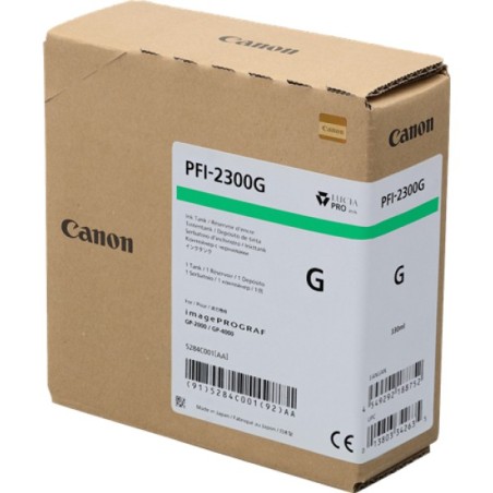 ORIGINAL Canon Cartuccia d'inchiostro Verde PFI-2300g 5284C001 330ml