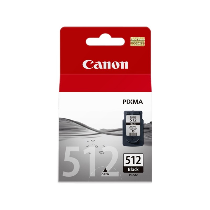 ORIGINAL Canon Cartuccia d'inchiostro nero PG-512 2969B001 ~401 Seiten 15ml