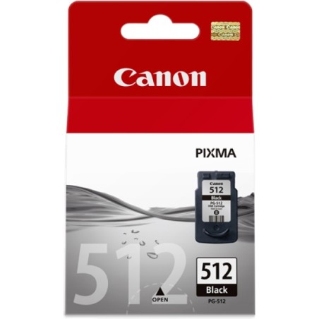 ORIGINAL Canon Cartuccia d'inchiostro nero PG-512 2969B001 ~401 Seiten 15ml