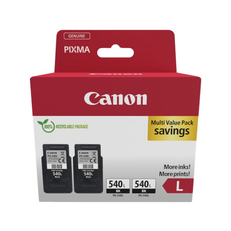 ORIGINAL Canon Multipack nero PG-540L Twin 5224B020 ~300 Seiten