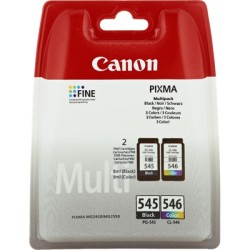 ORIGINAL Canon Multipack nero / differenti colori PG-545+CL-546 8287B005 PG-545 + CL-546