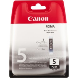 ORIGINAL Canon Cartuccia d'inchiostro nero PGI-5bk 0628B001 ~710 Seiten 26ml