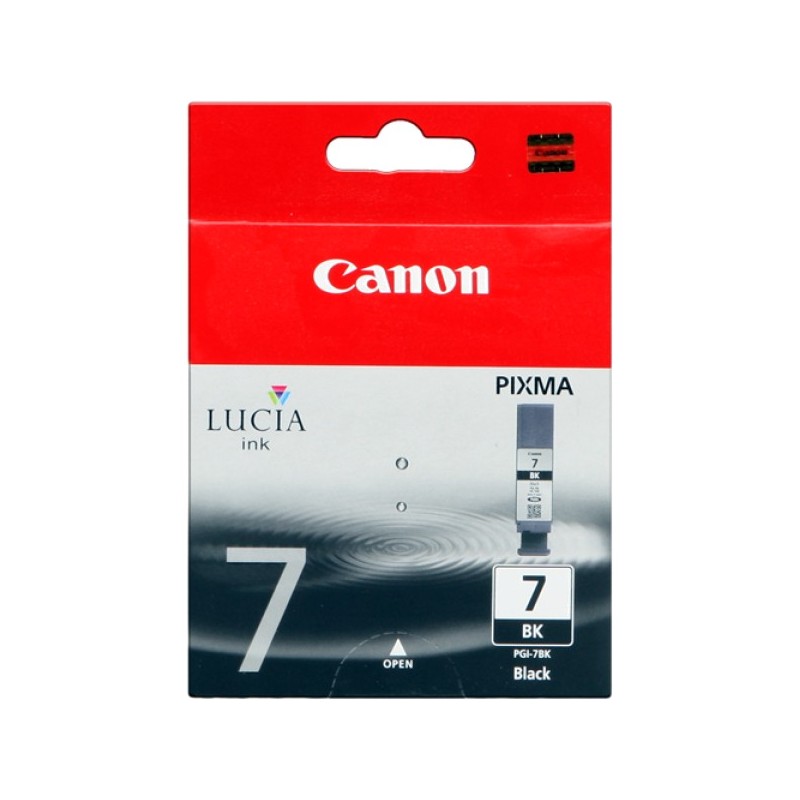 ORIGINAL Canon Cartuccia d'inchiostro nero PGI-7bk 2444B001 ~565 Seiten 25ml