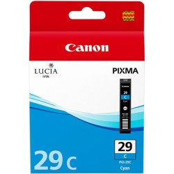 ORIGINAL Canon Cartuccia d'inchiostro ciano PGI-29c 4873B001 ~1800 Seiten 36ml per circa 1.940 foto (Formato 10 x 15 cm)