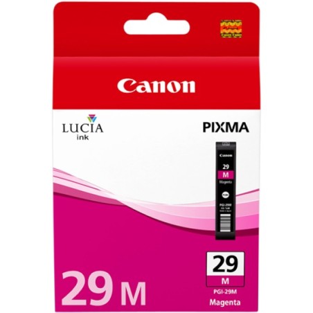 ORIGINAL Canon Cartuccia d'inchiostro magenta PGI-29m 4874B001 ~1755 Seiten 36ml per circa 1.850 (Formato 10 x 15 cm)