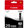 ORIGINAL Canon Cartuccia d'inchiostro nero PGI-29mbk 4868B001 ~1345 Seiten 36ml per circa 1.925 foto (Formato 10 x 15 cm)