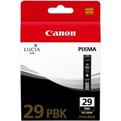 ORIGINAL Canon Cartuccia d'inchiostro nero PGI-29pbk 4869B001 ~1225 Seiten 36ml per circa 1:300 foto (Formato 10 x 15 cm)