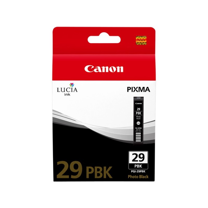 ORIGINAL Canon Cartuccia d'inchiostro nero PGI-29pbk 4869B001 ~1225 Seiten 36ml per circa 1:300 foto (Formato 10 x 15 cm)