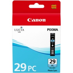 ORIGINAL Canon Cartuccia d'inchiostro ciano PGI-29pc 4876B001 ~1375 Seiten 36ml per circa 1.445 foto (Formato 10 x 15 cm)