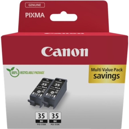 ORIGINAL Canon Multipack nero PGI-35BK 1509B029