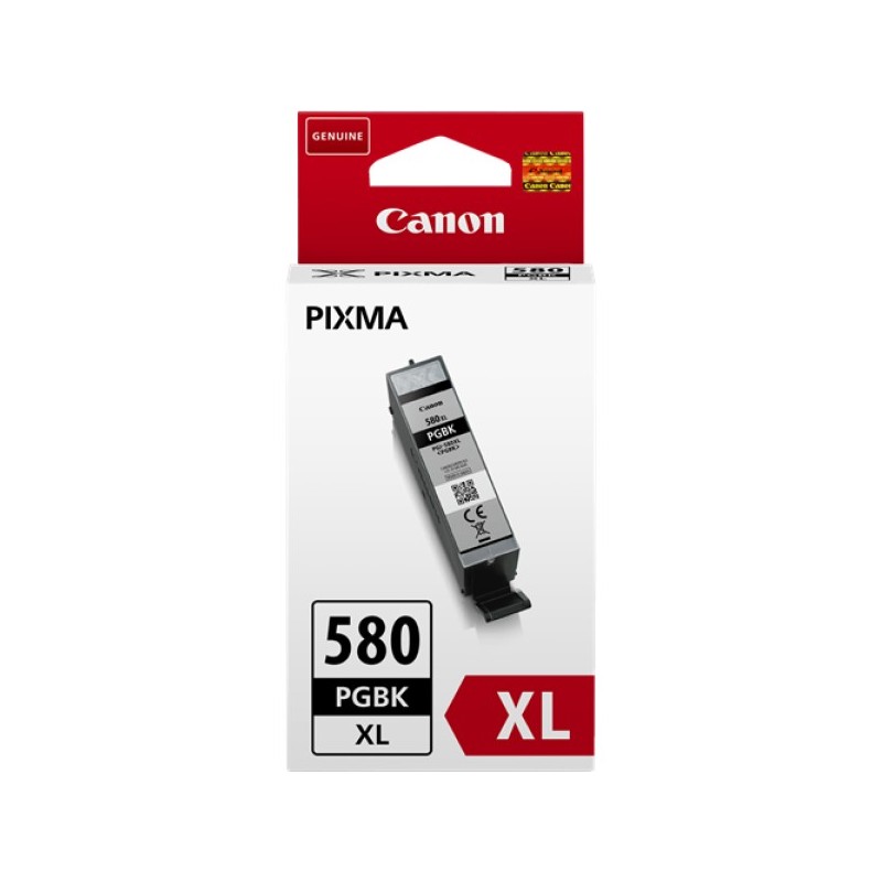 ORIGINAL Canon Cartuccia d'inchiostro nero PGI-580pgbk XL 2024C001 ~400 Seiten 18,5ml