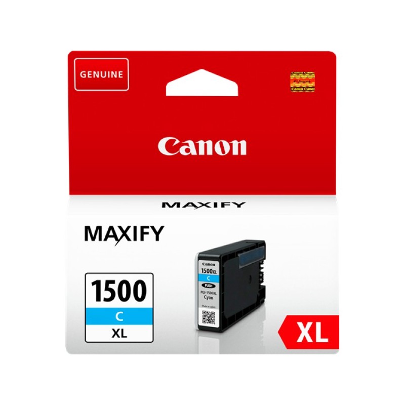 ORIGINAL Canon Cartuccia d'inchiostro ciano PGI-1500c XL 9193B001 ~1020 Seiten 12ml