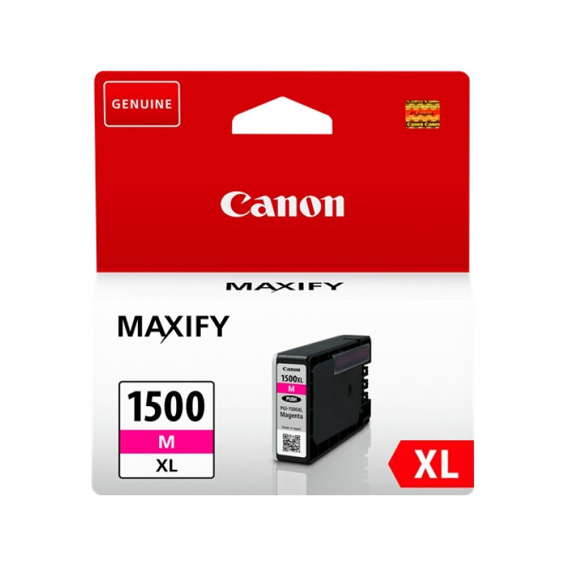 ORIGINAL Canon Cartuccia d'inchiostro magenta PGI-1500m XL 9194B001 ~780 Seiten 12ml