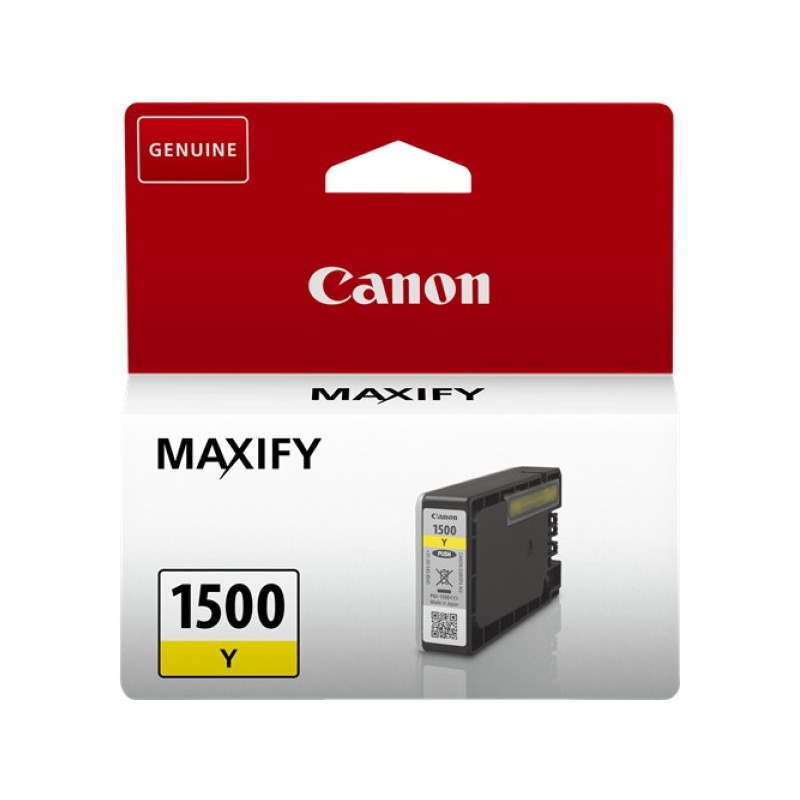 ORIGINAL Canon Cartuccia d'inchiostro giallo PGI-1500y 9231B001 ~300 Seiten 4,5ml
