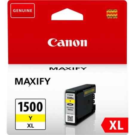 ORIGINAL Canon Cartuccia d'inchiostro giallo PGI-1500y XL 9195B001 ~935 Seiten 12ml