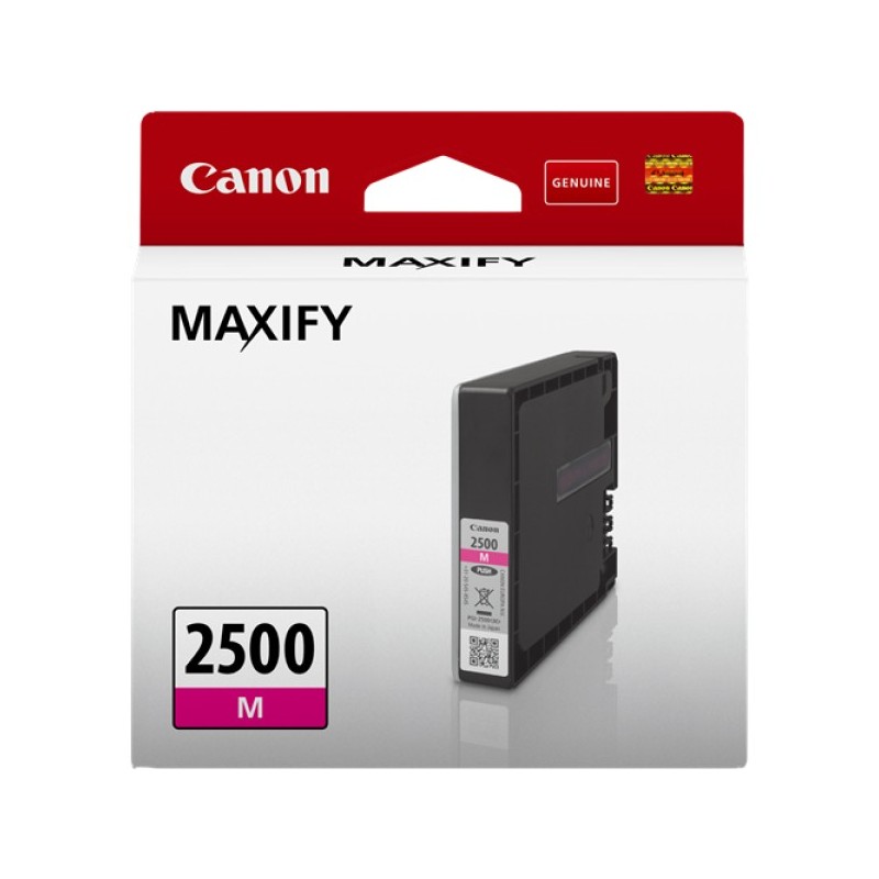 ORIGINAL Canon Cartuccia d'inchiostro magenta PGI-2500m 9302B001 ~700 Seiten 9,6ml